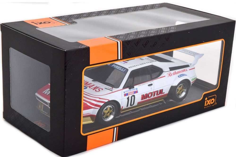 1:18 Ixo BMW M1 (E26) Tour de Corse 1982 B. Darniche / A. Mahe
