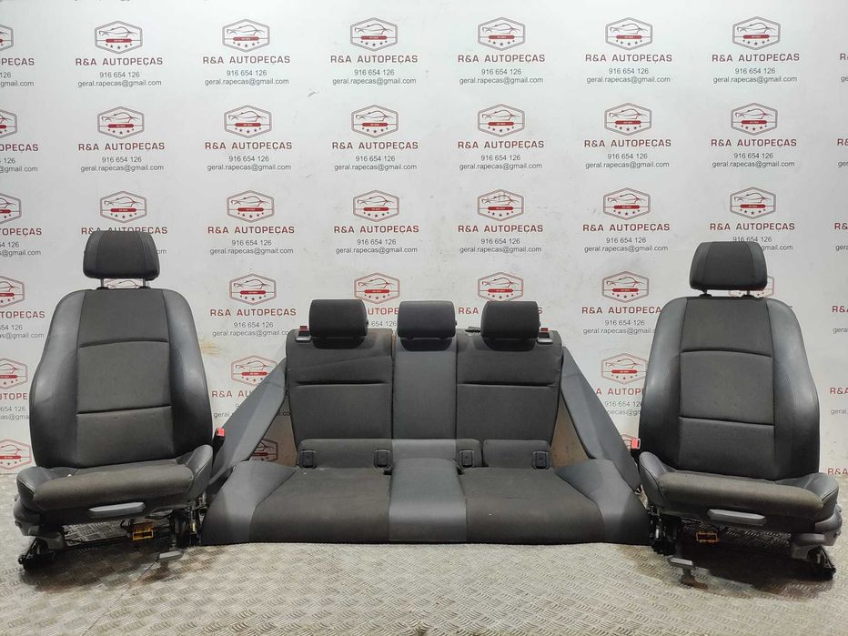 Conjunto Bancos Pele Tecido BMW Séire 1 E81 3 Portas Pack M 2007 a 2011 Original