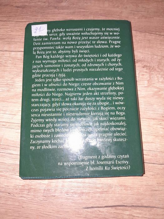 Św. Josemaria Escriva Przyjaciele Boga wiara nadzieja Chrystus