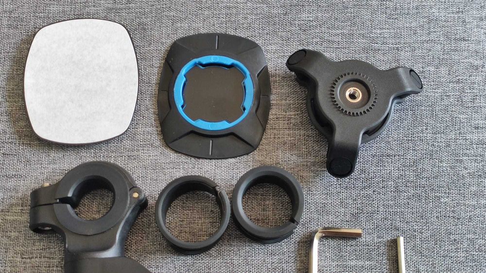 Uchwyt telefonu kierownicę roweru motocykla tłumik drgań jak Quad Lock