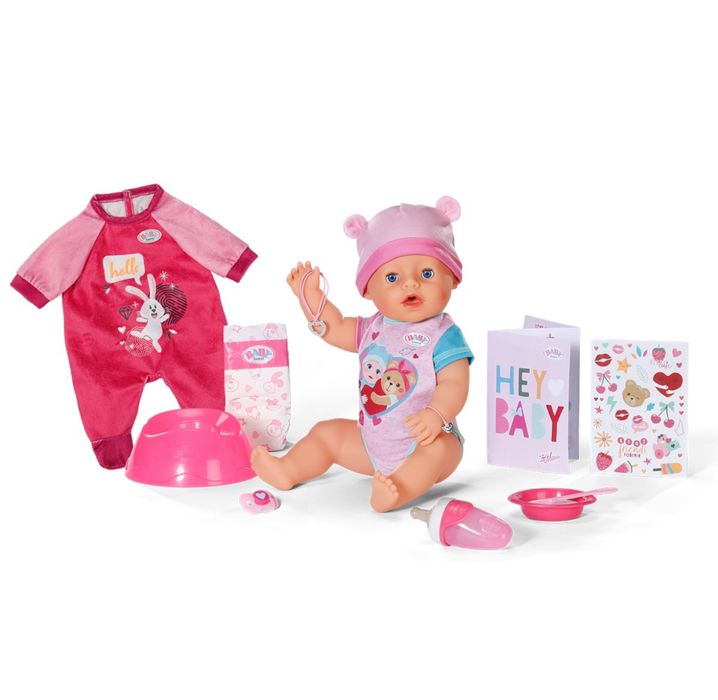 Лялька Baby Born Бебі Борн Мила Емма з комбінезончиком 840504