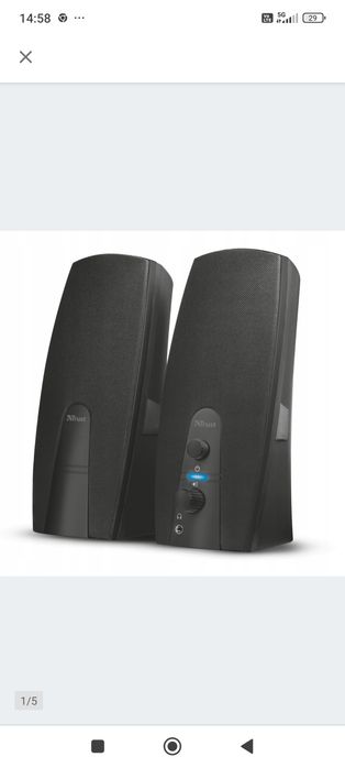 Trust Głośniki komputerowe 2.0 USB 10W PC LAPTOP