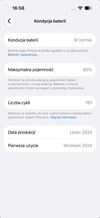 iPhone 16 Pro 256 GB Black Titan