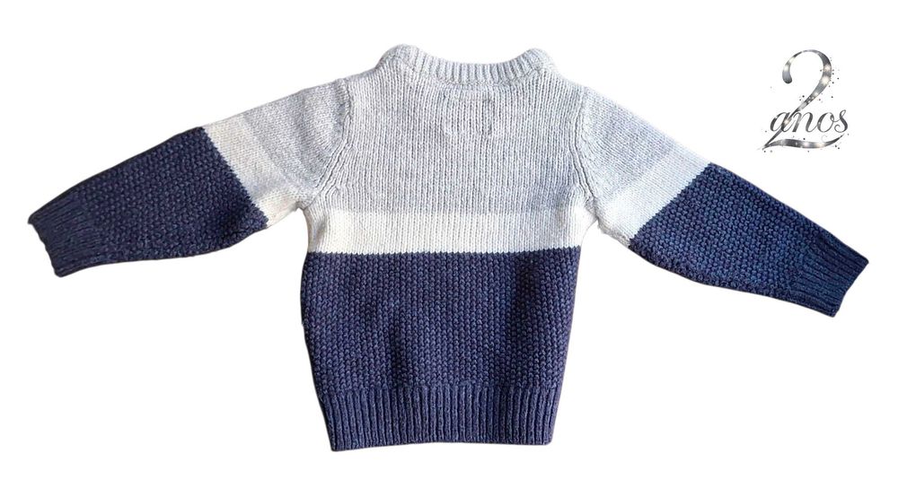 Camisola Cinzenta e Azul C&A 2 anos