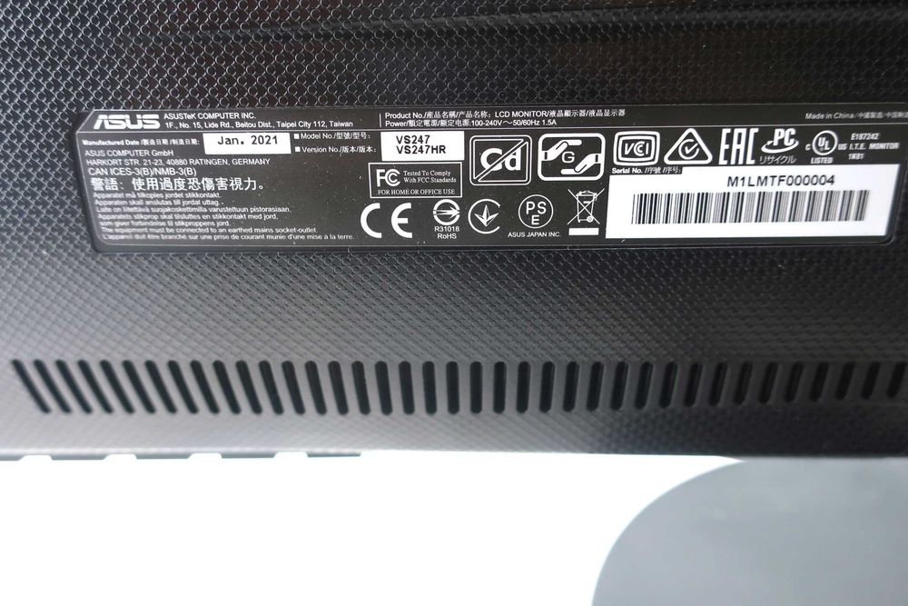Monitor Asus Led 23.6" VS247HR 2021