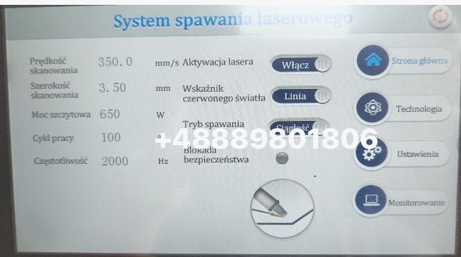 Zenith Weld 2000W – Spawarka laserowa z chłodzeniem wodnym
