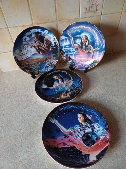 porcelanowe talerze dekoracyjne