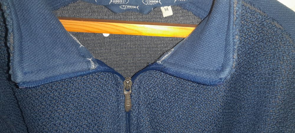 Чоловіча флісова кофта Weird Fish (розмір M) темно-синя