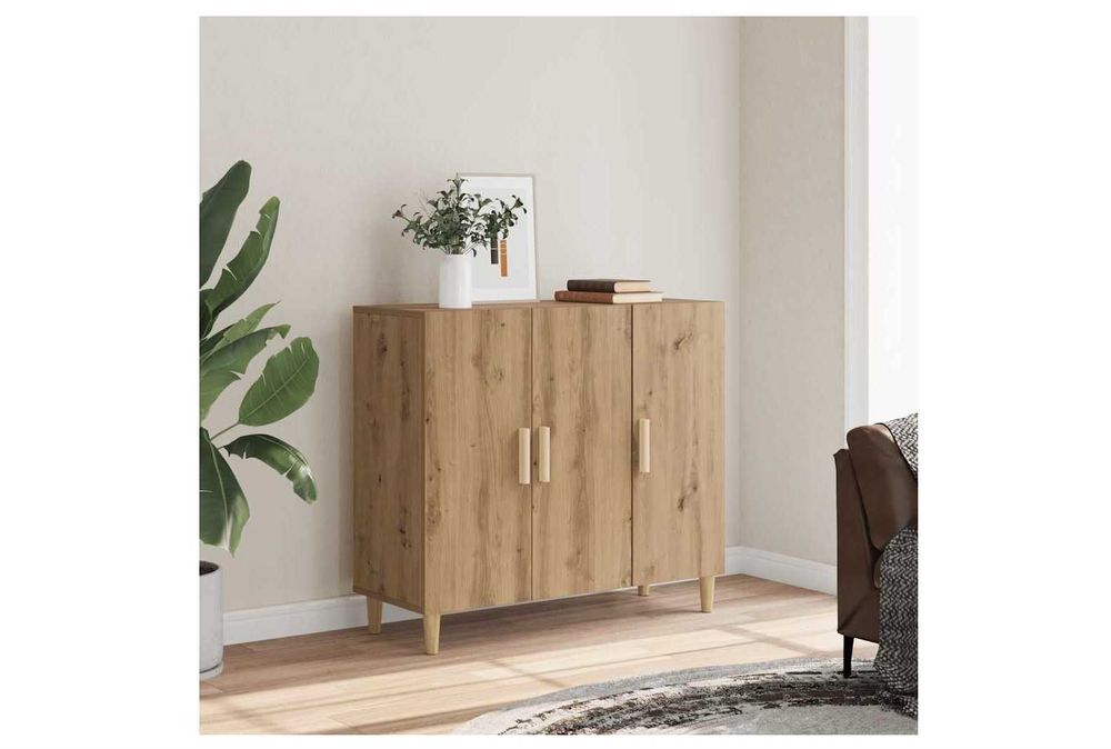 Aparador / Armário (Novo) – Melamina Carvalho – 90x34 cm