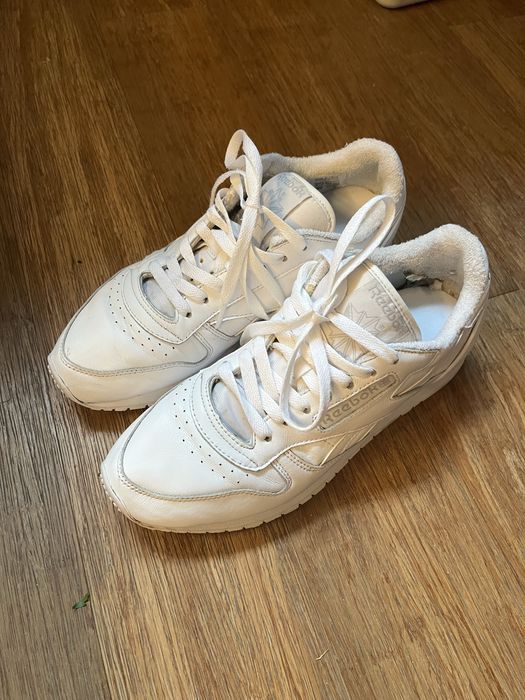Reebok classic leather 40.5 białe