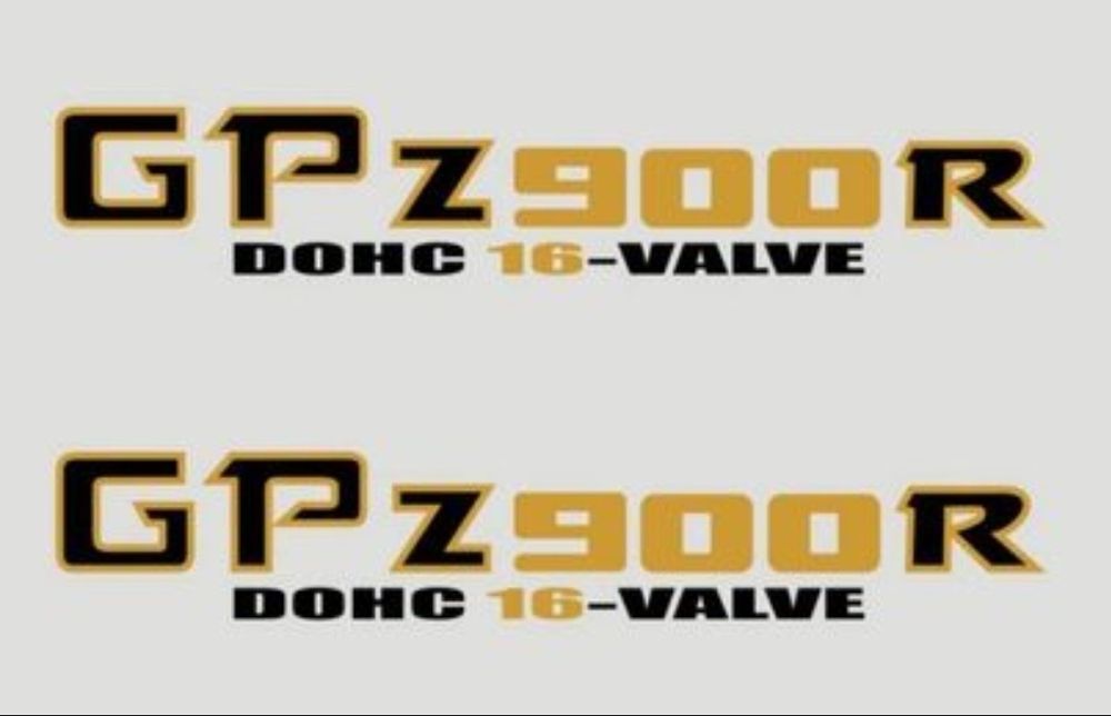GPZ 900 autocolantes 2x