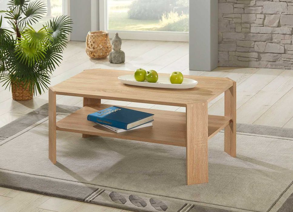 Ława stolik dębowy sonoma. 100x65cm. Gruba płyta. Odbiór osobisty