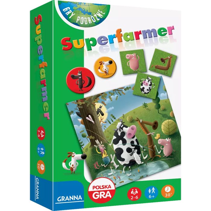 Superfarmer (wersja podróżna). Granna. Nowy Produkt
