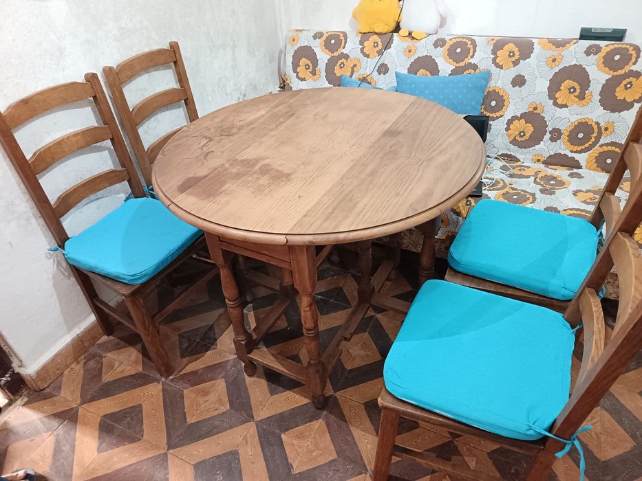 Mesa de jantar dobrável