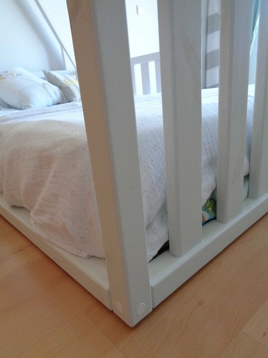 Cama Tenda Madeira Pinho Montessori