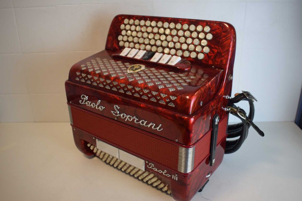 Acordeao Paolo Soprani Especial 3 voz. N 344