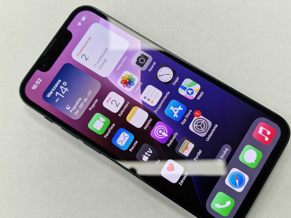 Iphone 13 Mini 256GB/ Midnight/ BAT 77%/ Grade B + ładowarka