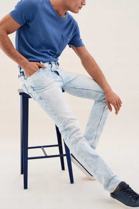 439zł Marmurki SALSA Portugal W29 L34 L36 slim skinny rurki w28 w30