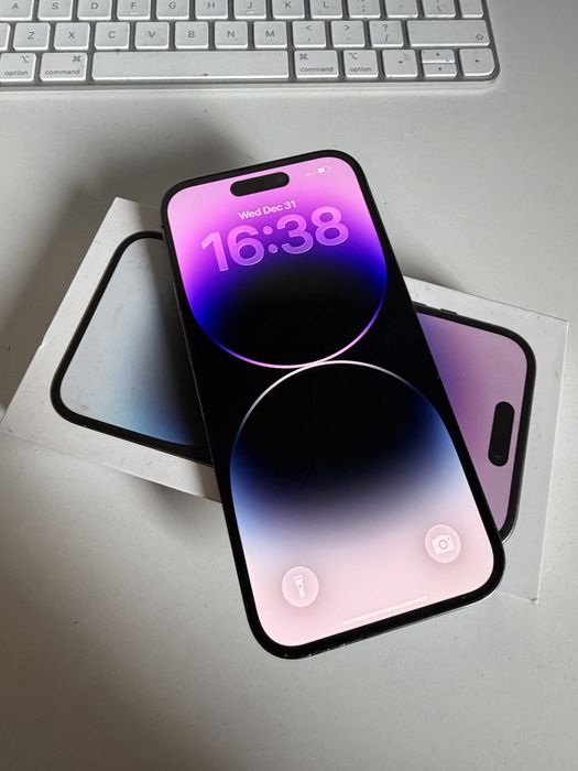 Bateria 100% iPhone 14 Pro 128gb Deep Purple