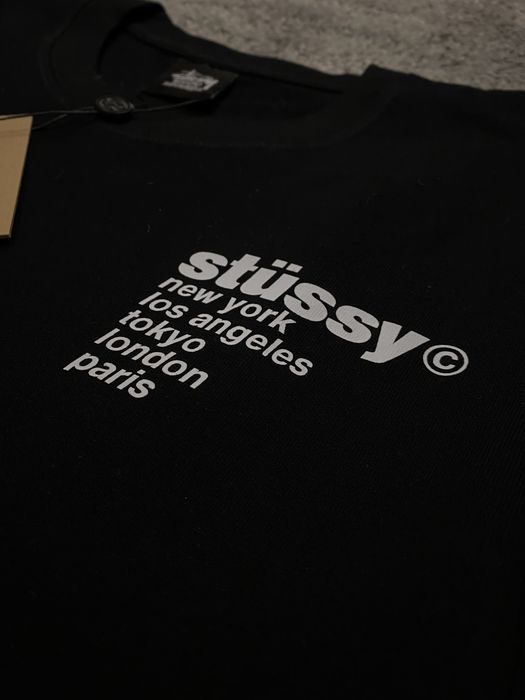 T-shirt Stüssy Strawberry Black