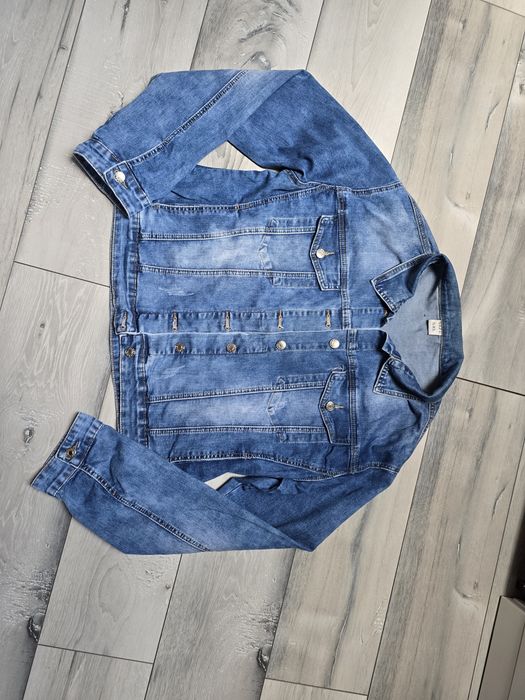 Size plus kurtka jeansowa katana rozmiar 5XL