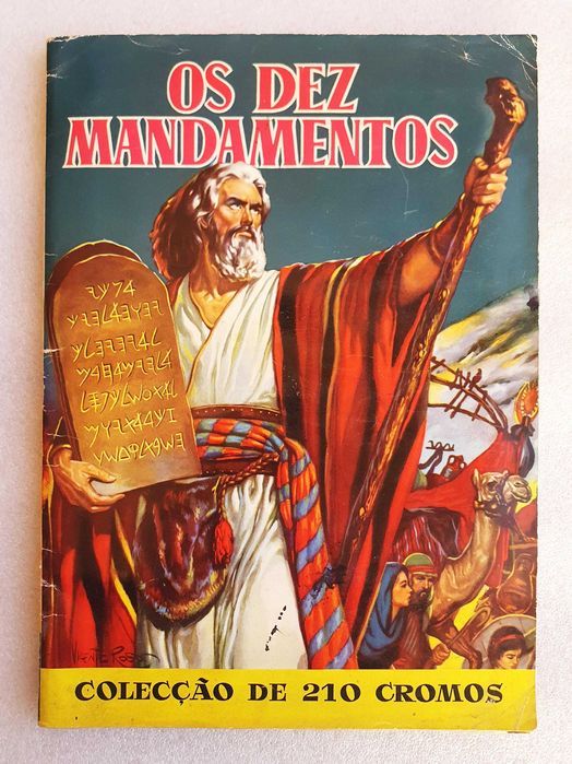 Antiga Caderneta Completa ~ "OS 10 MANDAMENTOS" ~ IBIS 1960 ~ # RARA #