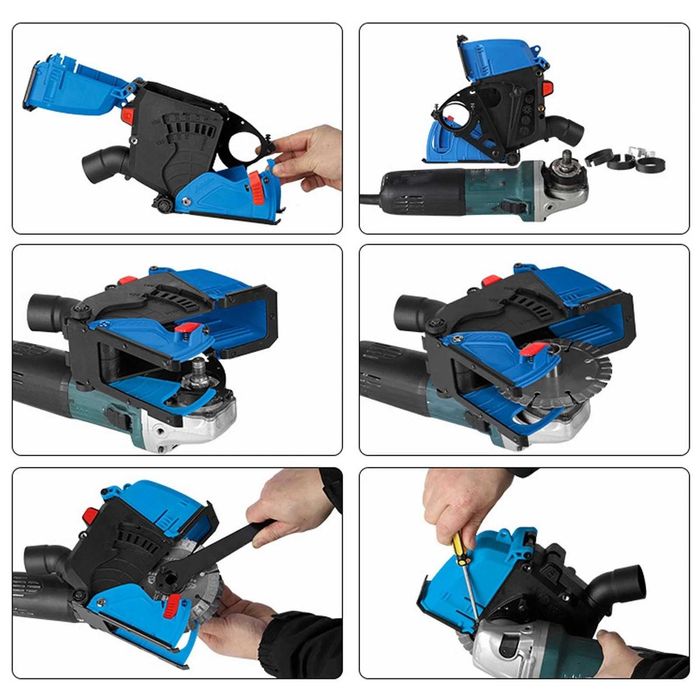 Насадка штроборез на болгарку 125-150мм кожух на УШМ для штробления