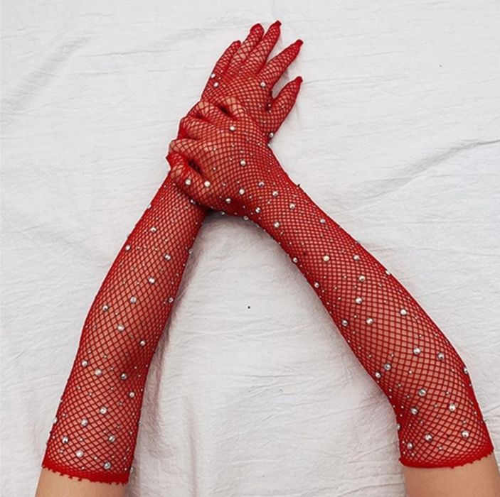 Эротические сексуальные перчатки варежки стразы сетка колготы боди