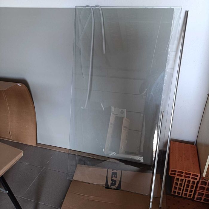 Vidro laminado 4mm+4mm (130x70)- Proteção banheira - Quase novo