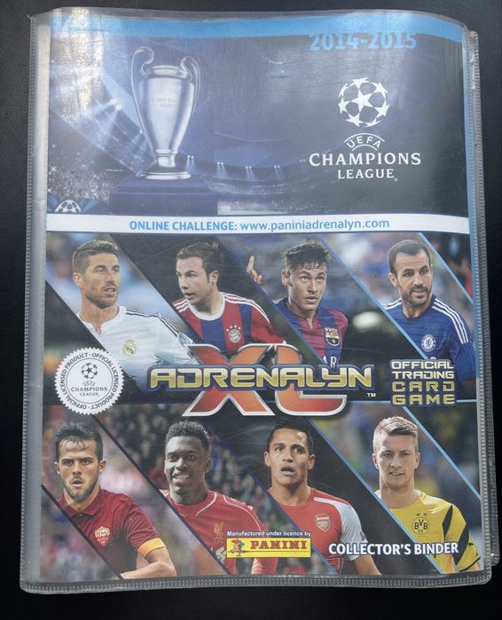 Karty piłkarskie. Uefa champions league 2014-2015.