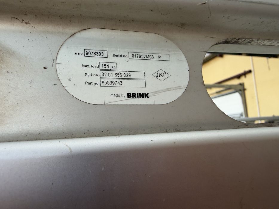 Bagażnik dachowy platforma na dach drabinka alu Trafic III Vivaro L1