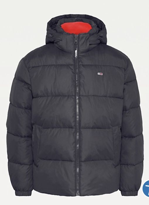 Tommy Hilfiger оригинал новый зимний пуховик куртка размер S (NEW)