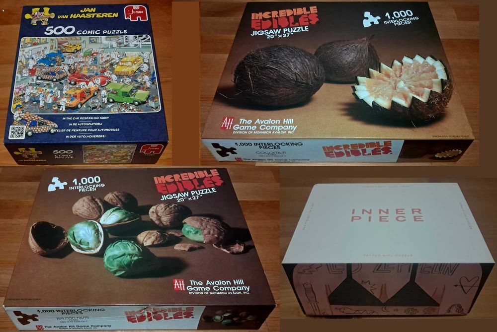 Puzzles (vários tamanhos e marcas)