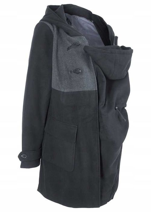 Kurtka ciążowa Budrysówka dla Dwojga z wstawką