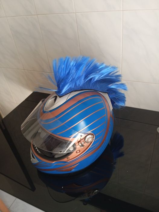Mohawk para capacete