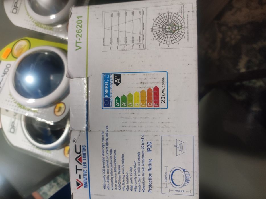 Foco Led - 20 W - 6400 K - classe A++
