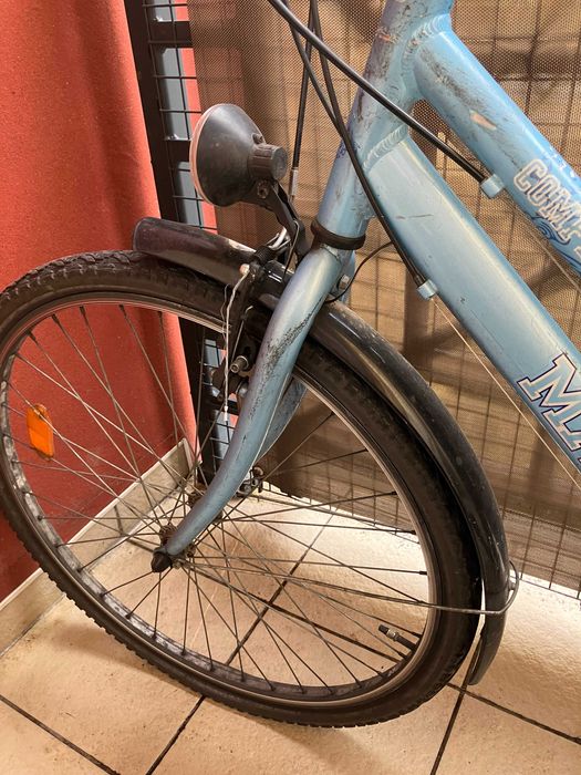 Rower miejski niebieski