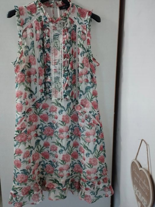 Śliczna sukienka na chrzciny komunię wesele L