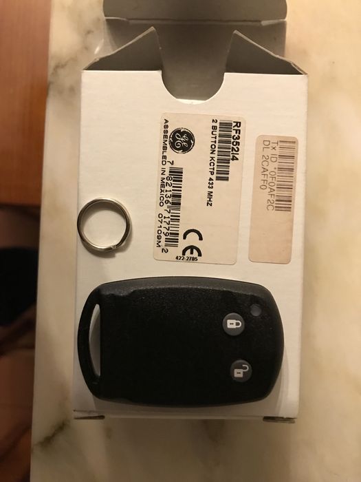 Aritech 35214 Two-Button Remote Control64740942629123120