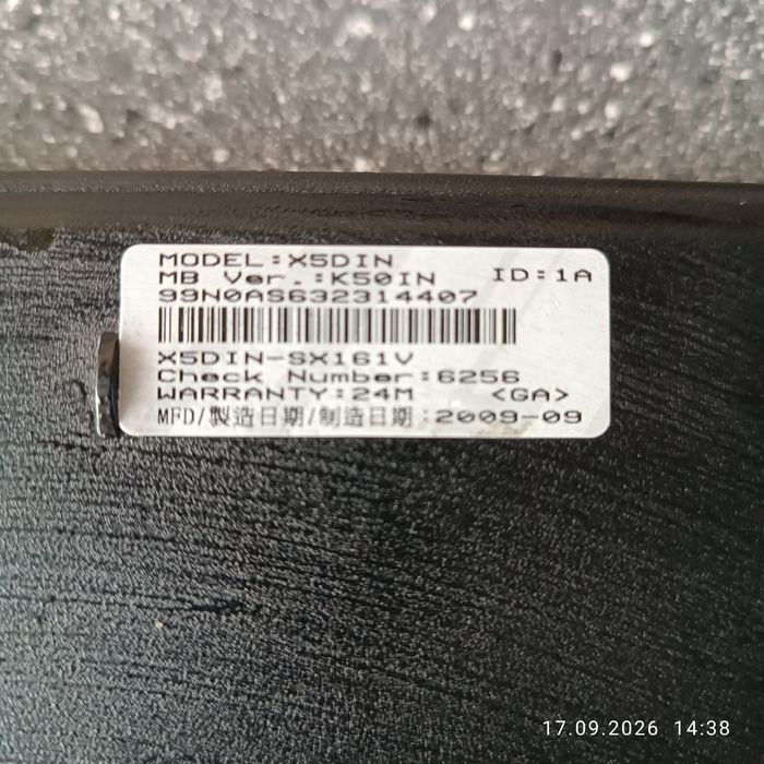 Laptop Asus  X5di
