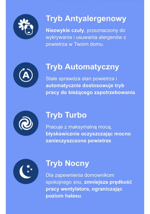 Oczyszczacz powietrza z nawilżaczem