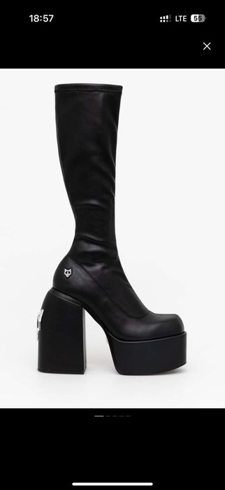 Сапоги на каблуку Naked Wolfe 35-40р