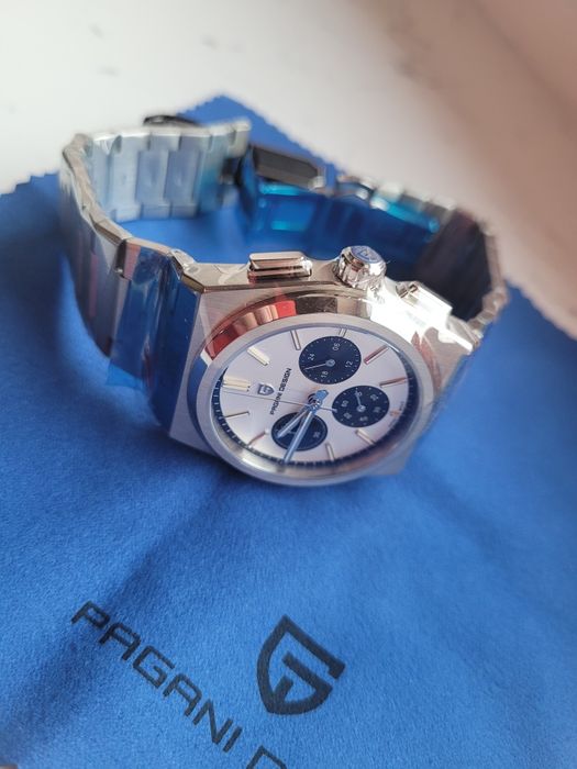 Zegarek Pagani Design homage Tissot prx chronograf Nowy komplet