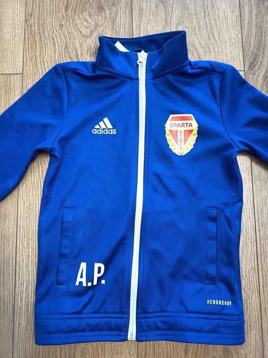 Bluza piłkarska dziecięca Sparta Katowice Adidas rozmiar 128