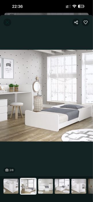 Berço/cama Convertível bebé/criança Trama Bebecar