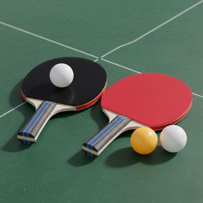 Zestaw do tenisa stołowego – 2 paletki + 3 piłeczki | NOWY, OKAZJA!