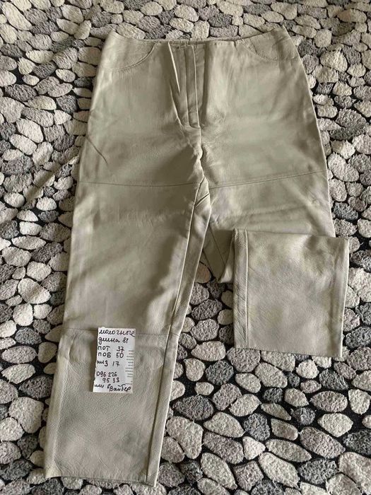 кожаные брюки замшевые