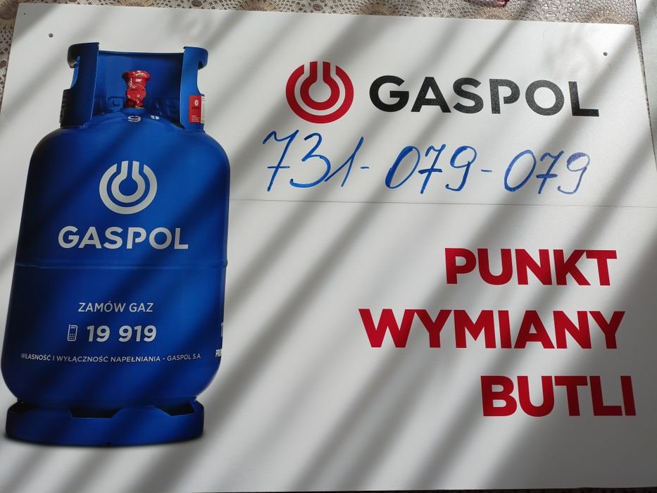 Wymiana butli gazowych