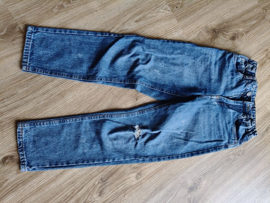 Spodnie jeansy dziewczęce r.140