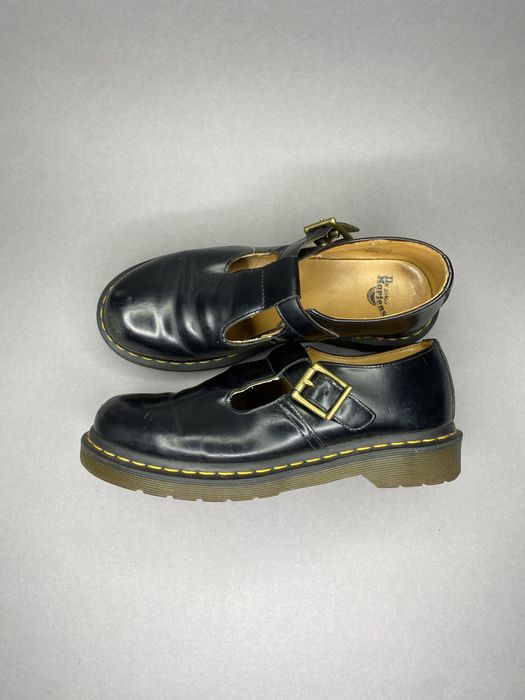 Dr. Martens Polley Mary туфлі монки стильні шкіряні 39р оригінал